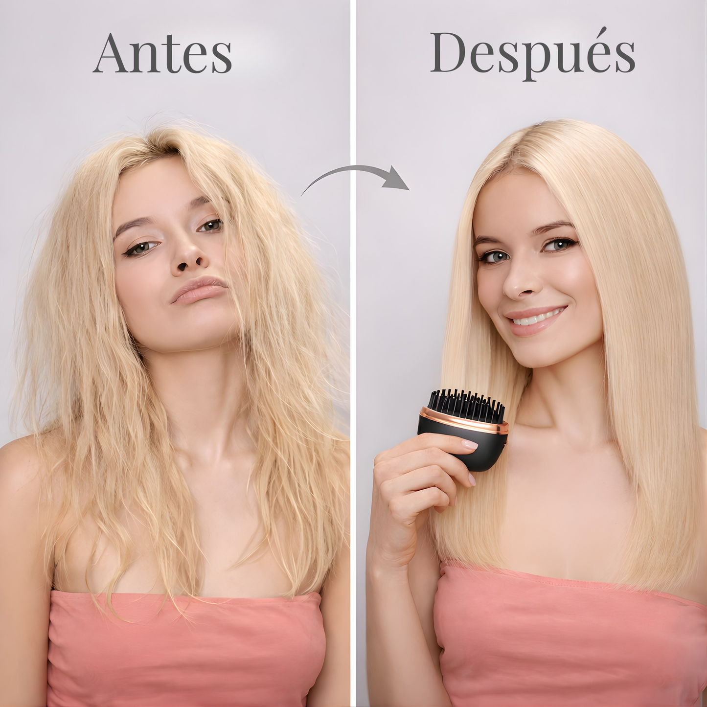Cepillo alisador de cabello