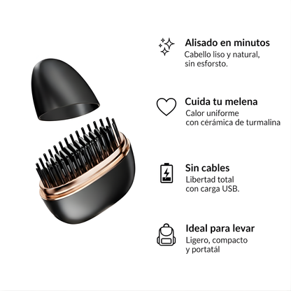 Cepillo alisador de cabello